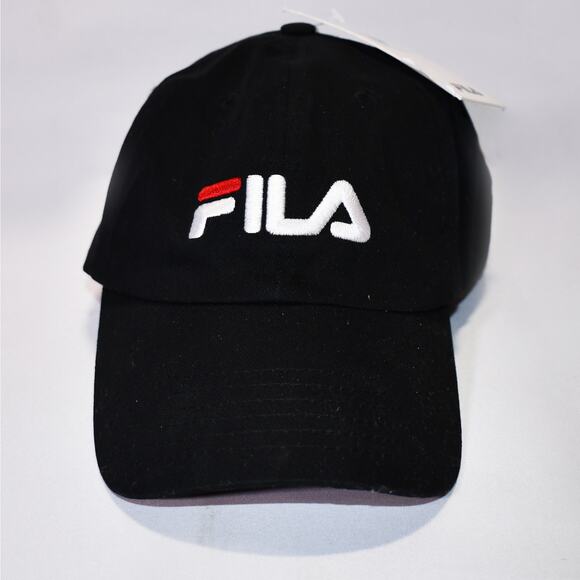 NWT Adjustable Mens FILA Logo Embroidered Logo Baseball Hat 0225!!! - Picture 1 of 7